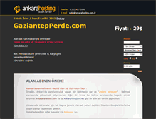Tablet Screenshot of gaziantepperde.com